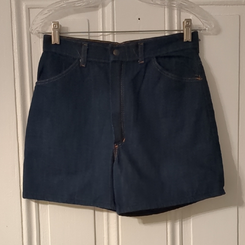 True Vintage 60-70s Renegade Dark Blue Denim Shorts